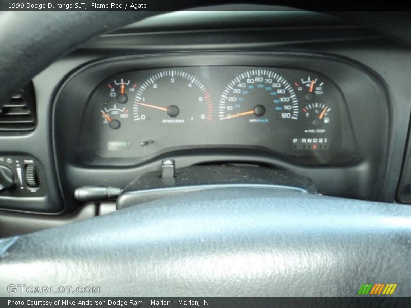 Flame Red / Agate 1999 Dodge Durango SLT
