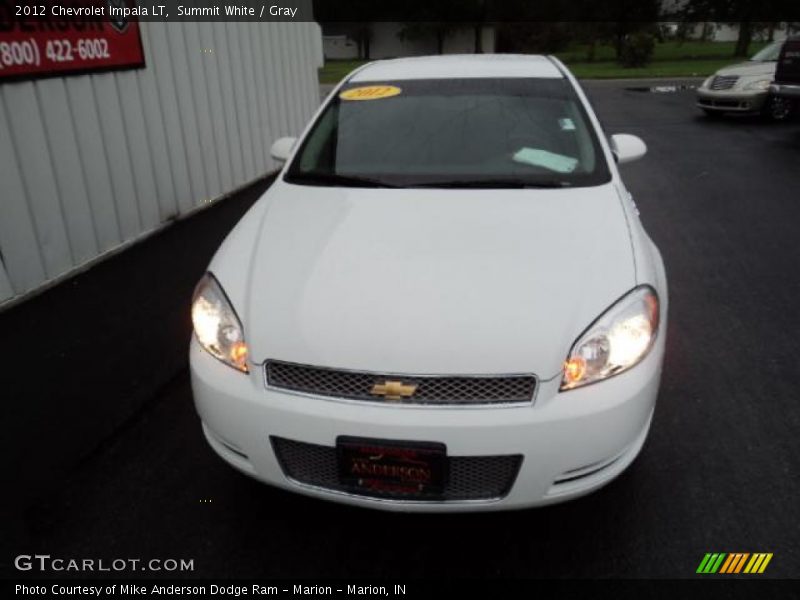 Summit White / Gray 2012 Chevrolet Impala LT