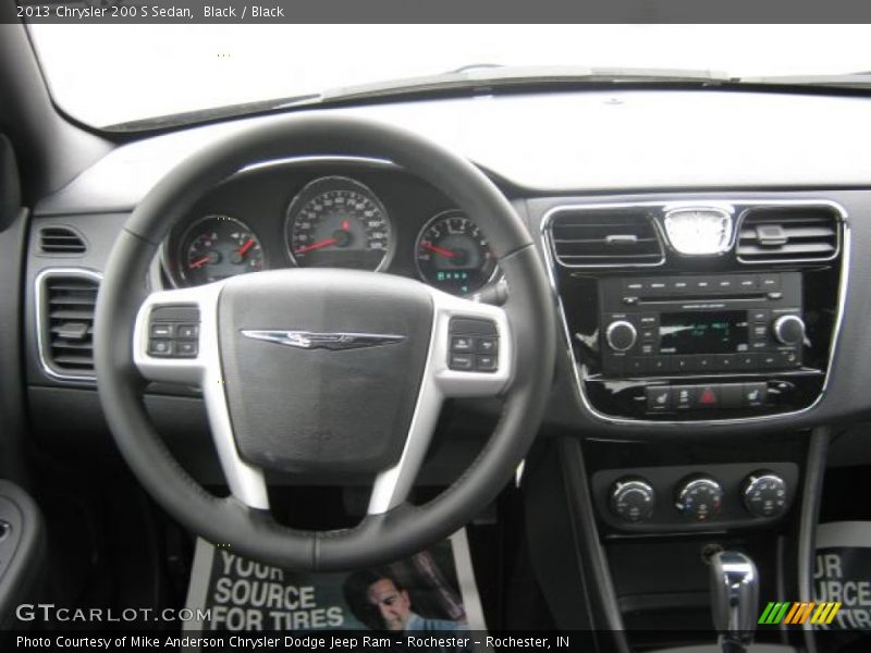 Black / Black 2013 Chrysler 200 S Sedan