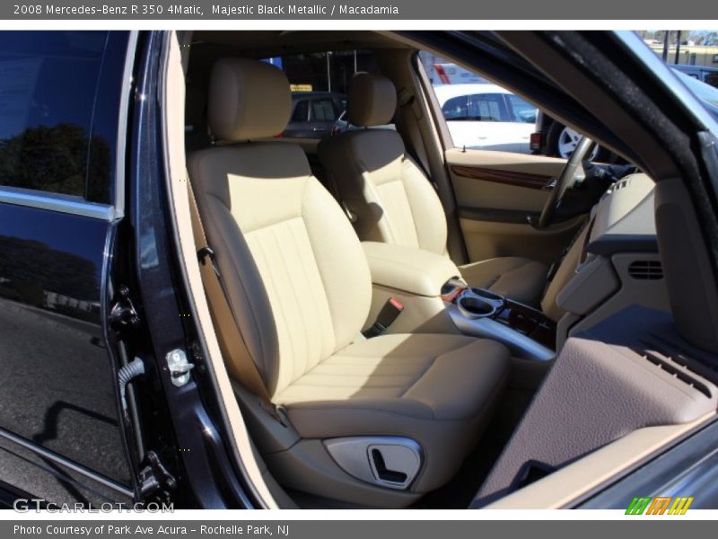Majestic Black Metallic / Macadamia 2008 Mercedes-Benz R 350 4Matic