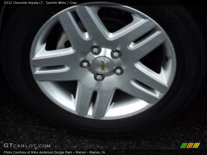 Summit White / Gray 2012 Chevrolet Impala LT