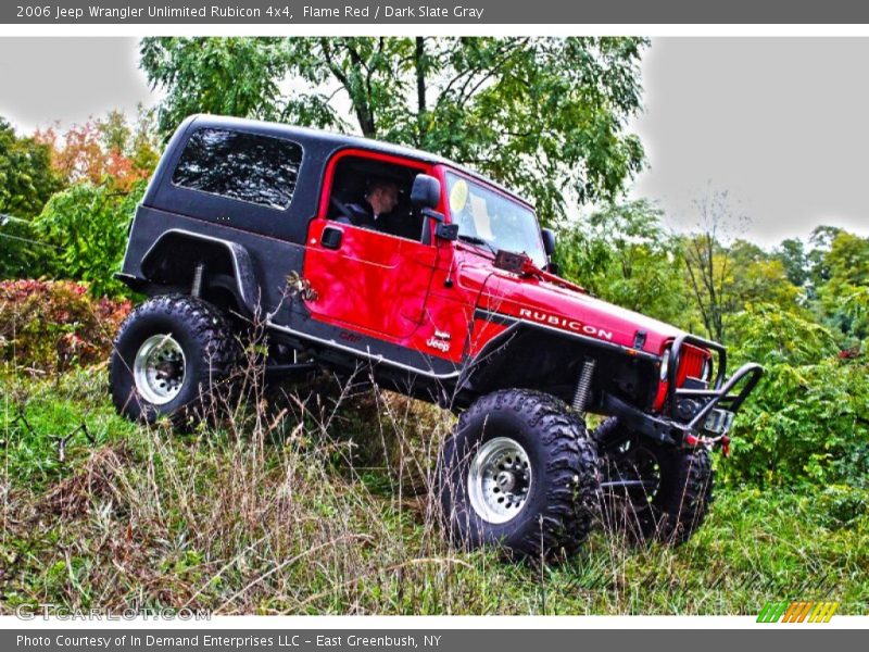 Flame Red / Dark Slate Gray 2006 Jeep Wrangler Unlimited Rubicon 4x4