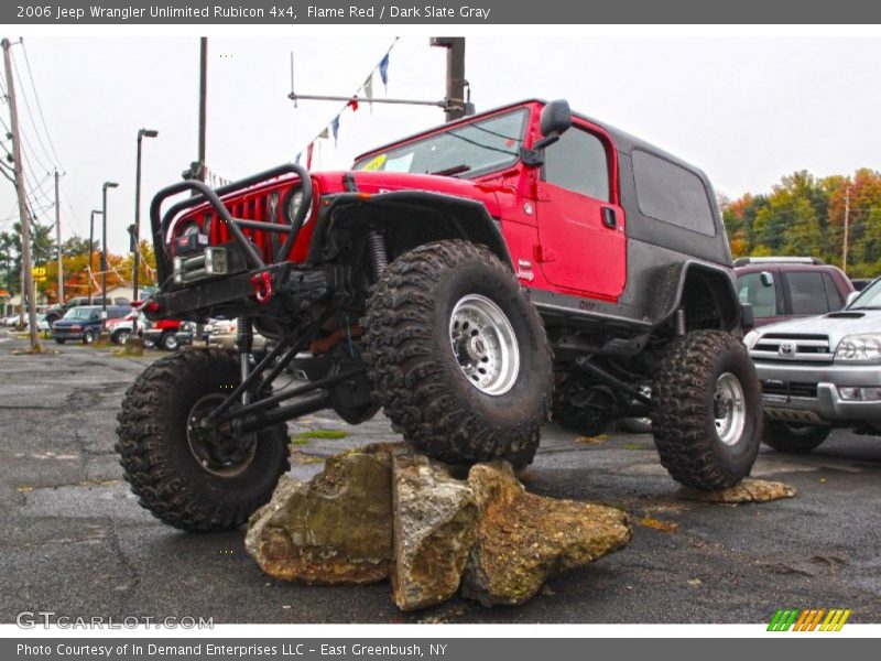 Flame Red / Dark Slate Gray 2006 Jeep Wrangler Unlimited Rubicon 4x4