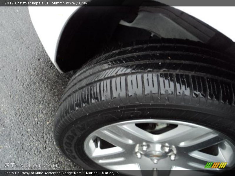 Summit White / Gray 2012 Chevrolet Impala LT