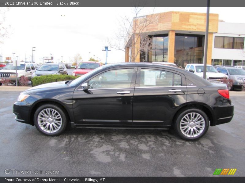 Black / Black 2011 Chrysler 200 Limited