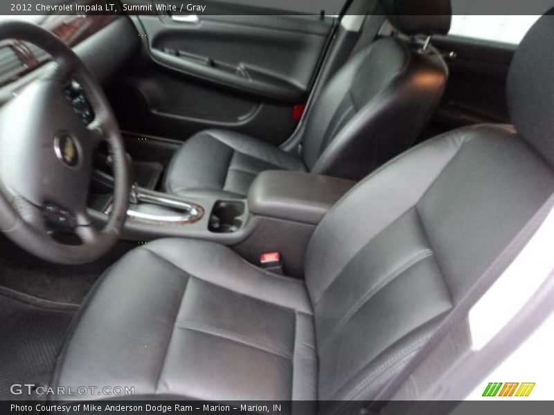 Summit White / Gray 2012 Chevrolet Impala LT