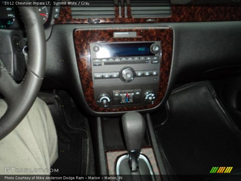 Summit White / Gray 2012 Chevrolet Impala LT