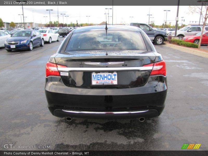 Black / Black 2011 Chrysler 200 Limited