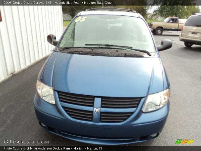 Atlantic Blue Pearl / Medium Slate Gray 2005 Dodge Grand Caravan SXT