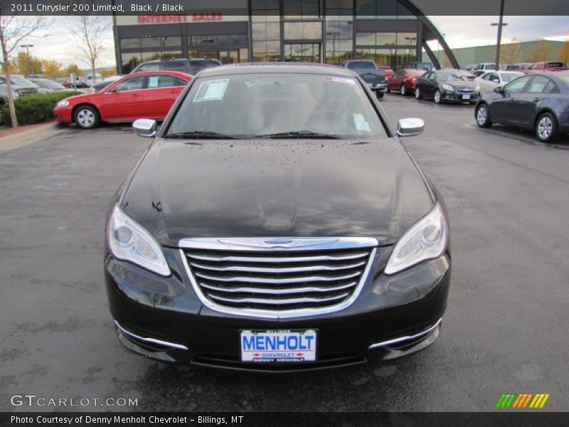 Black / Black 2011 Chrysler 200 Limited