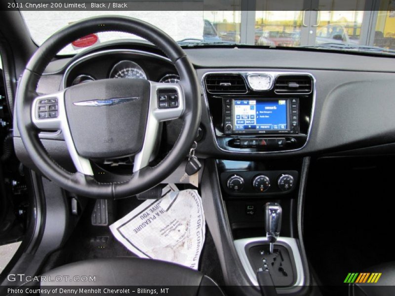 Black / Black 2011 Chrysler 200 Limited