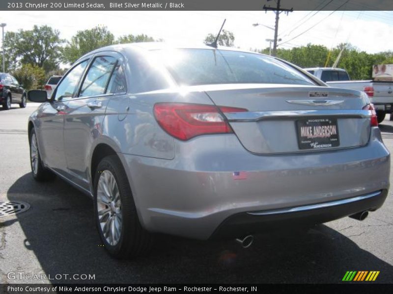 Billet Silver Metallic / Black 2013 Chrysler 200 Limited Sedan