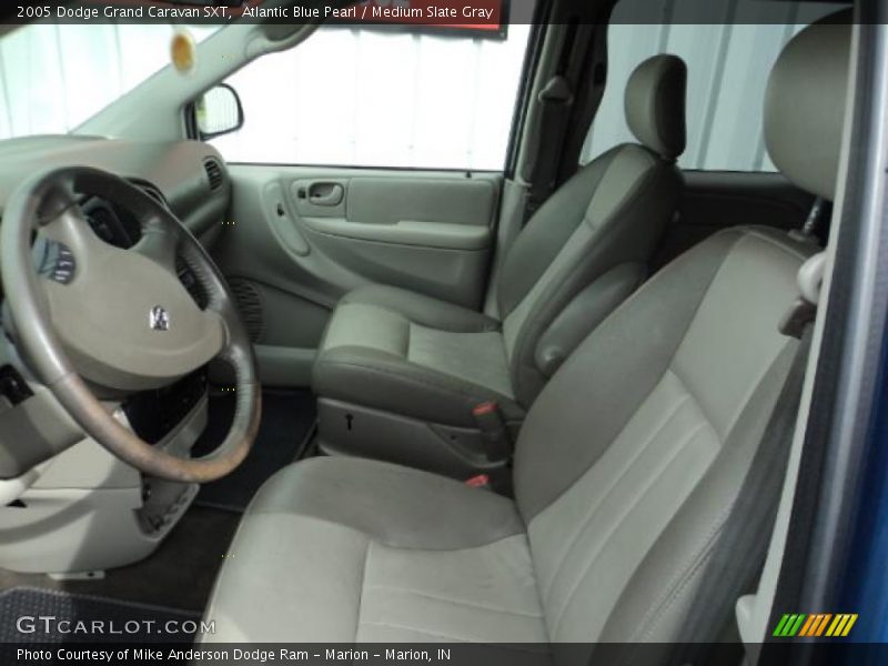 Atlantic Blue Pearl / Medium Slate Gray 2005 Dodge Grand Caravan SXT
