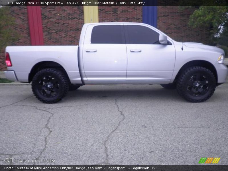Bright Silver Metallic / Dark Slate Gray 2011 Dodge Ram 1500 Sport Crew Cab 4x4