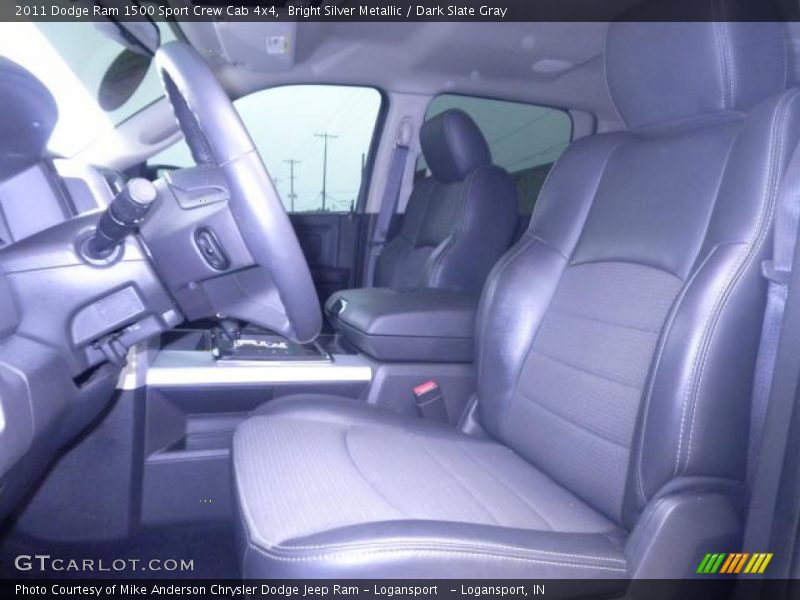 Bright Silver Metallic / Dark Slate Gray 2011 Dodge Ram 1500 Sport Crew Cab 4x4