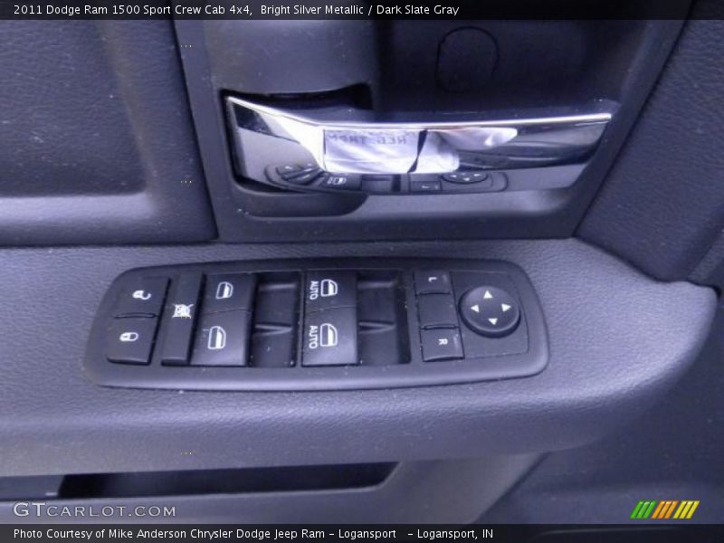 Bright Silver Metallic / Dark Slate Gray 2011 Dodge Ram 1500 Sport Crew Cab 4x4