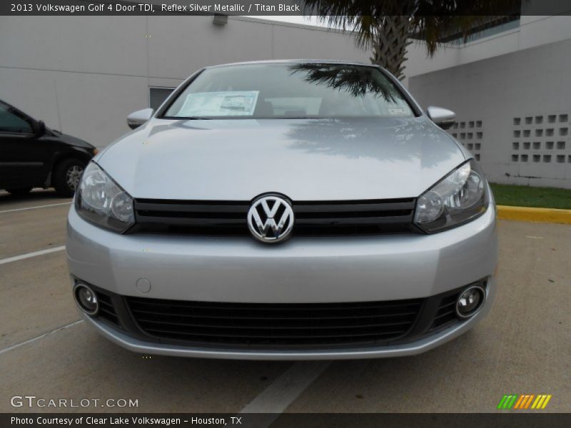Reflex Silver Metallic / Titan Black 2013 Volkswagen Golf 4 Door TDI