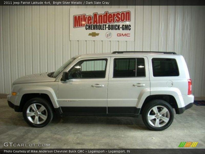 Bright Silver Metallic / Dark Slate Gray 2011 Jeep Patriot Latitude 4x4