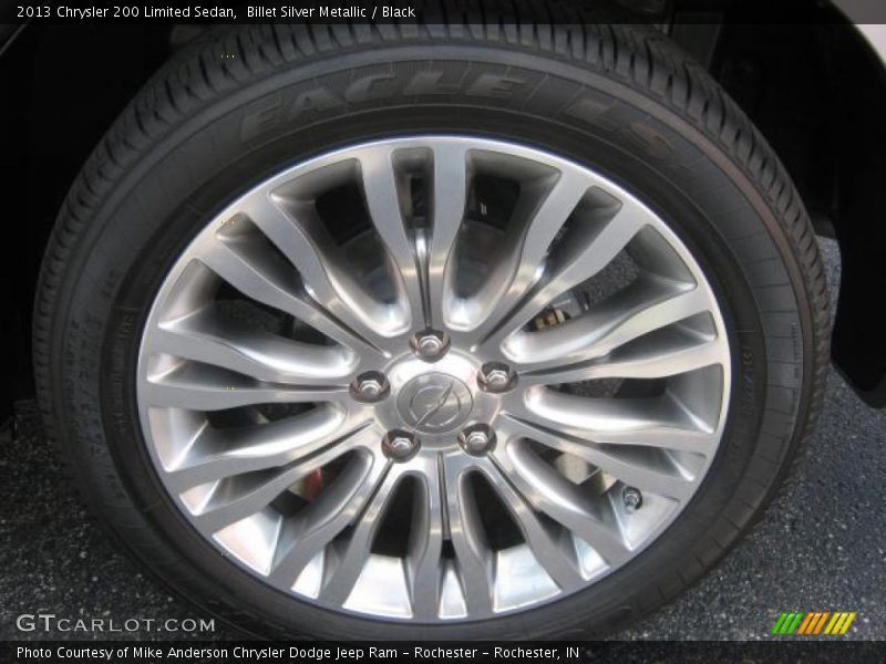 Billet Silver Metallic / Black 2013 Chrysler 200 Limited Sedan