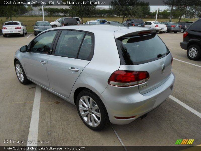 Reflex Silver Metallic / Titan Black 2013 Volkswagen Golf 4 Door TDI