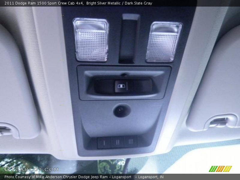 Bright Silver Metallic / Dark Slate Gray 2011 Dodge Ram 1500 Sport Crew Cab 4x4