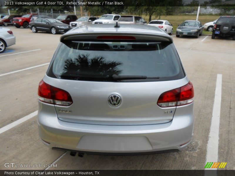 Reflex Silver Metallic / Titan Black 2013 Volkswagen Golf 4 Door TDI