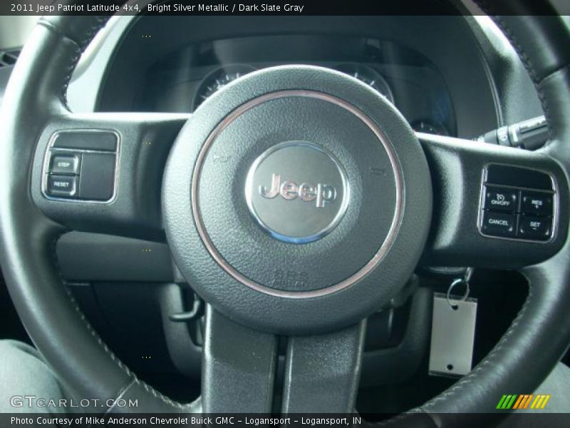 Bright Silver Metallic / Dark Slate Gray 2011 Jeep Patriot Latitude 4x4