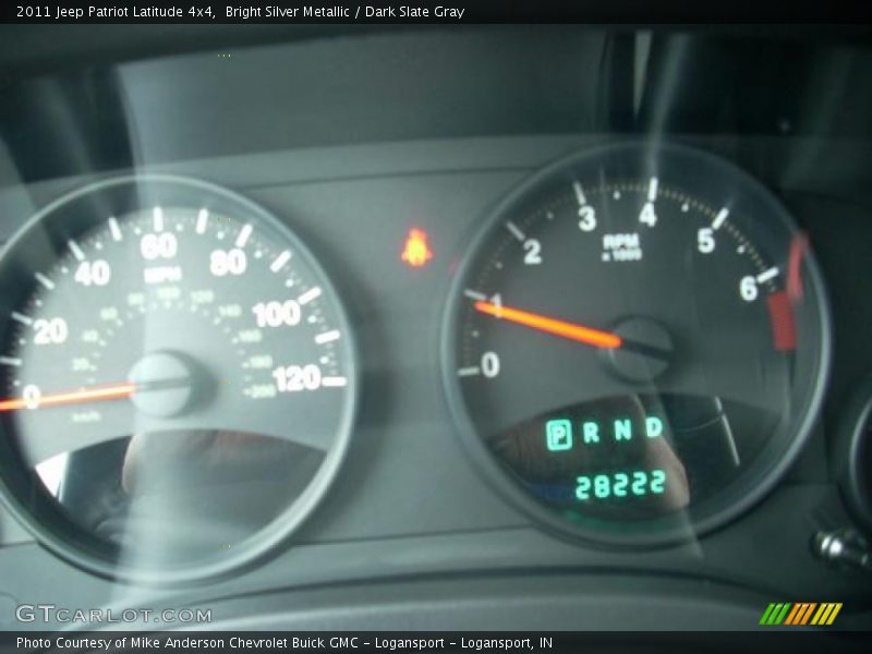 Bright Silver Metallic / Dark Slate Gray 2011 Jeep Patriot Latitude 4x4