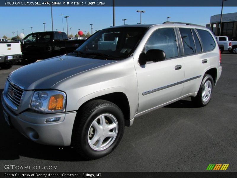 Silver Mist Metallic / Light Gray 2008 GMC Envoy SLE 4x4