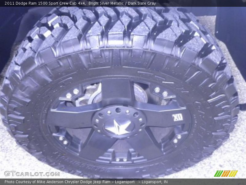 Bright Silver Metallic / Dark Slate Gray 2011 Dodge Ram 1500 Sport Crew Cab 4x4
