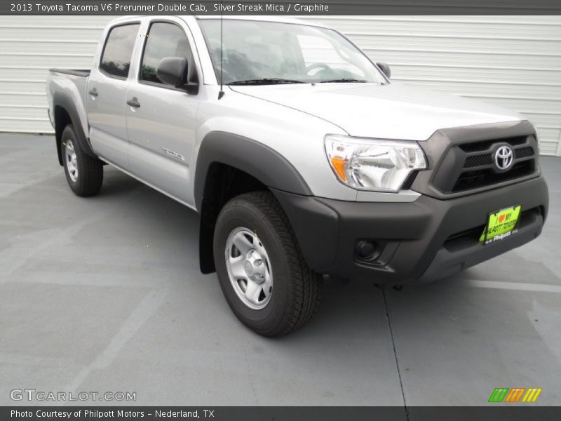 Silver Streak Mica / Graphite 2013 Toyota Tacoma V6 Prerunner Double Cab