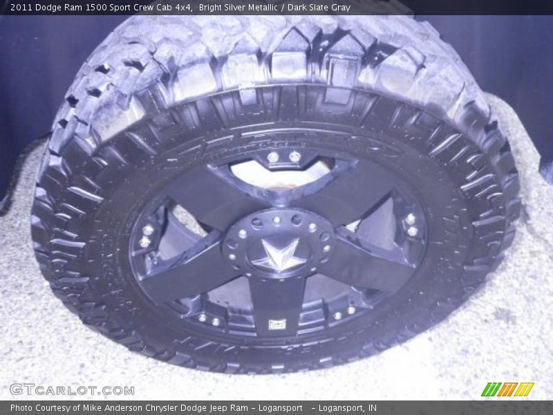 Bright Silver Metallic / Dark Slate Gray 2011 Dodge Ram 1500 Sport Crew Cab 4x4