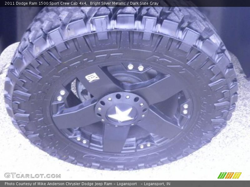 Bright Silver Metallic / Dark Slate Gray 2011 Dodge Ram 1500 Sport Crew Cab 4x4