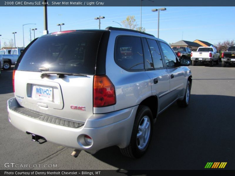 Silver Mist Metallic / Light Gray 2008 GMC Envoy SLE 4x4