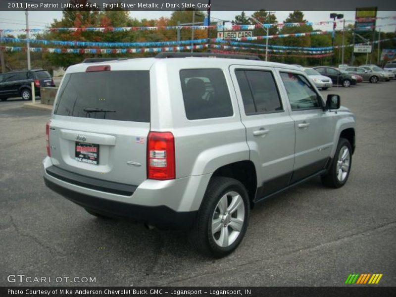 Bright Silver Metallic / Dark Slate Gray 2011 Jeep Patriot Latitude 4x4