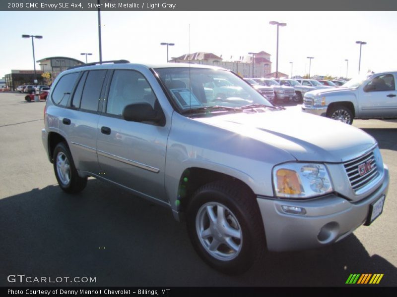 Silver Mist Metallic / Light Gray 2008 GMC Envoy SLE 4x4