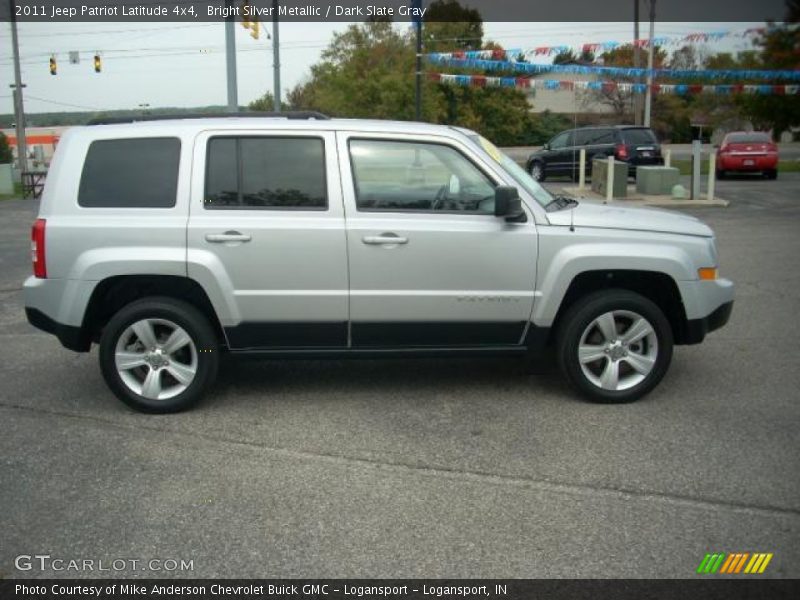 Bright Silver Metallic / Dark Slate Gray 2011 Jeep Patriot Latitude 4x4