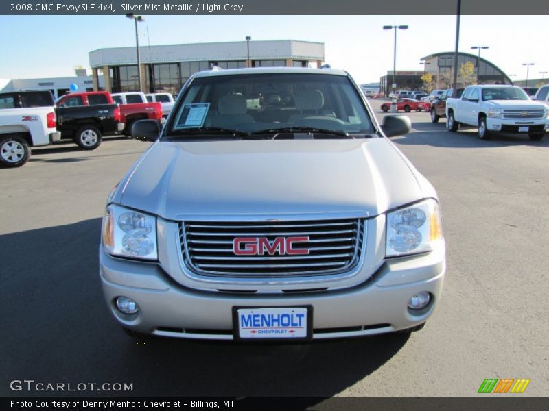Silver Mist Metallic / Light Gray 2008 GMC Envoy SLE 4x4