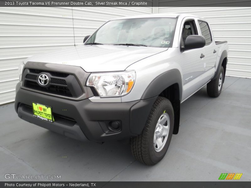 Silver Streak Mica / Graphite 2013 Toyota Tacoma V6 Prerunner Double Cab