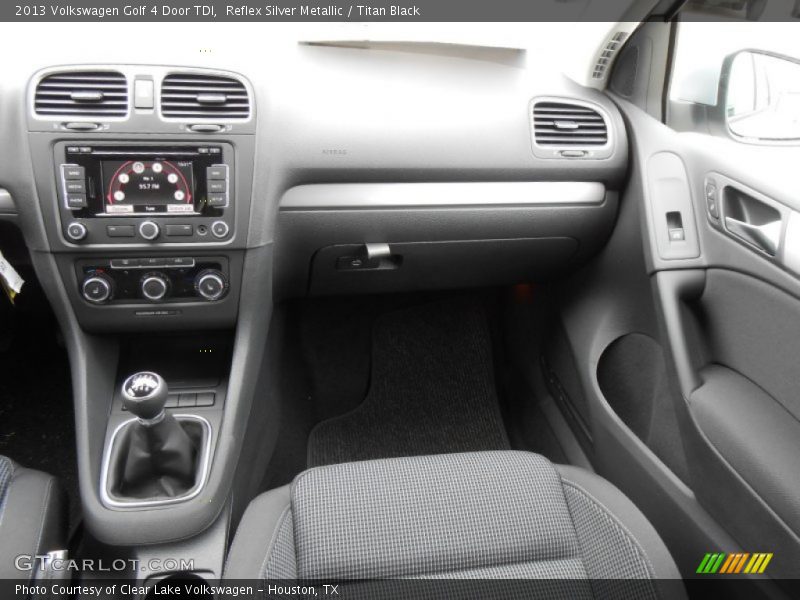 Reflex Silver Metallic / Titan Black 2013 Volkswagen Golf 4 Door TDI