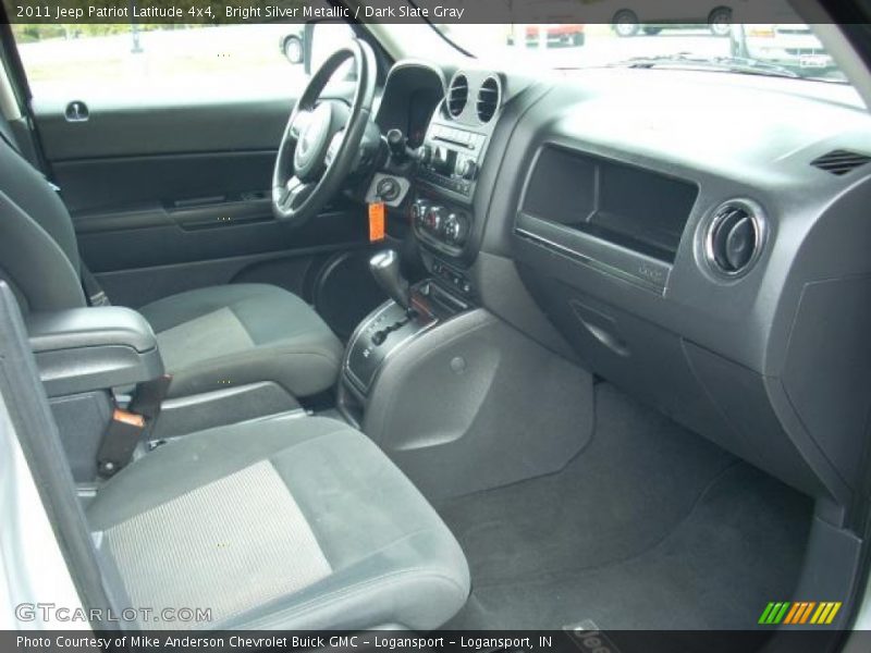 Bright Silver Metallic / Dark Slate Gray 2011 Jeep Patriot Latitude 4x4