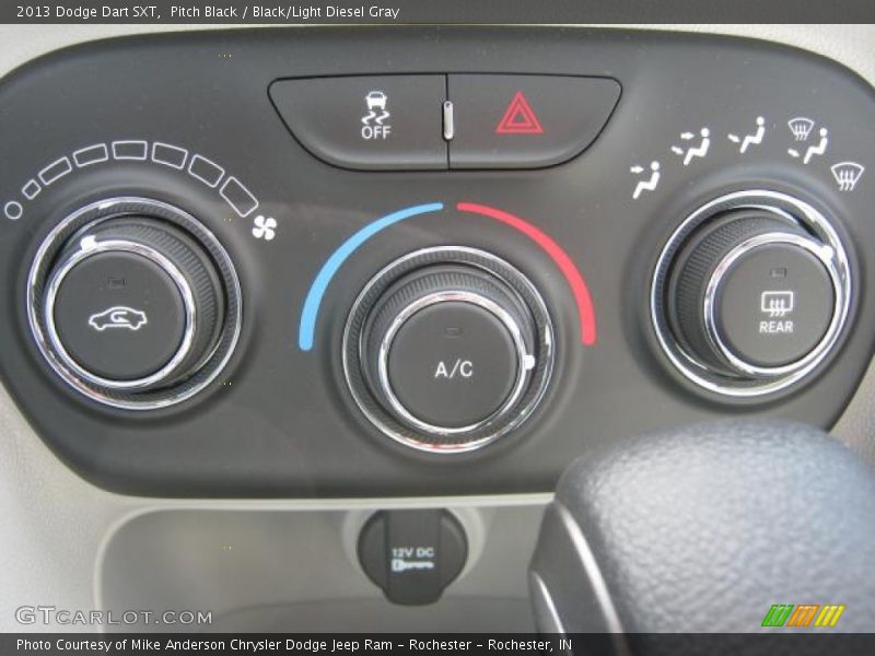 Pitch Black / Black/Light Diesel Gray 2013 Dodge Dart SXT