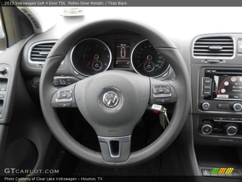 2013 Golf 4 Door TDI Steering Wheel