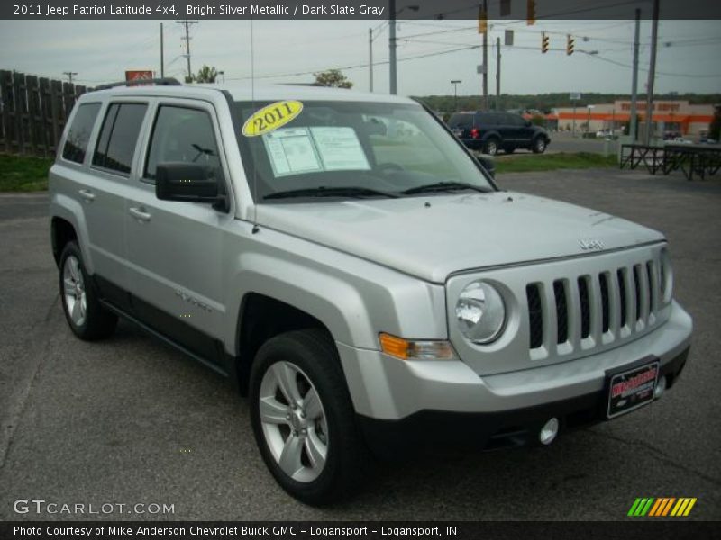 Bright Silver Metallic / Dark Slate Gray 2011 Jeep Patriot Latitude 4x4