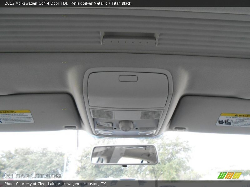 Reflex Silver Metallic / Titan Black 2013 Volkswagen Golf 4 Door TDI