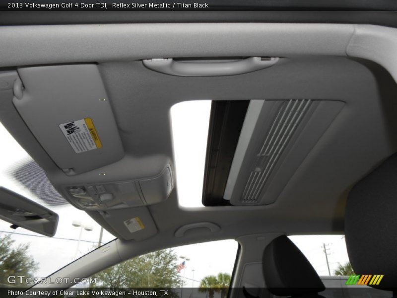 Reflex Silver Metallic / Titan Black 2013 Volkswagen Golf 4 Door TDI
