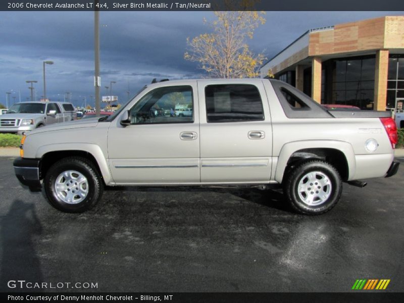 Silver Birch Metallic / Tan/Neutral 2006 Chevrolet Avalanche LT 4x4