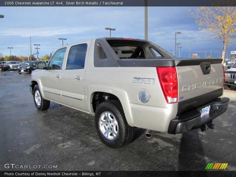 Silver Birch Metallic / Tan/Neutral 2006 Chevrolet Avalanche LT 4x4