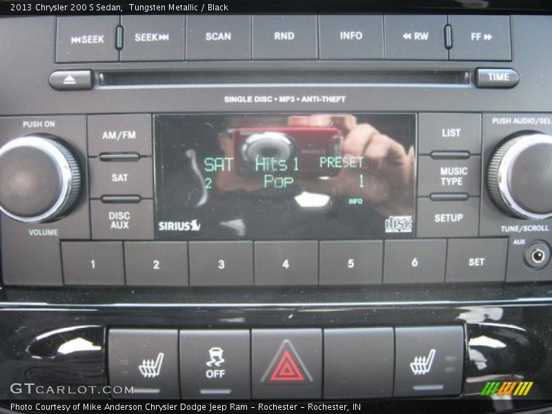 Tungsten Metallic / Black 2013 Chrysler 200 S Sedan