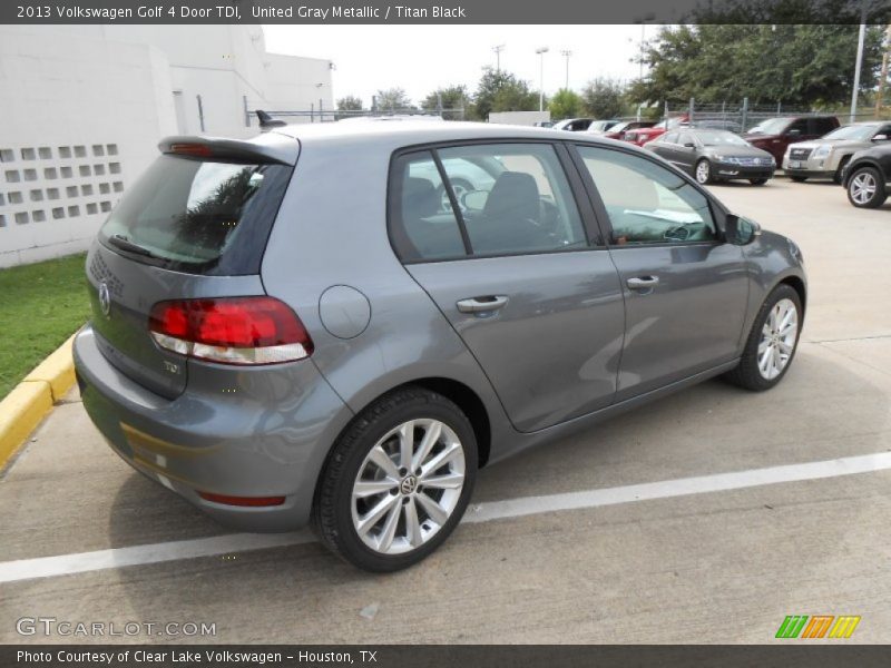 United Gray Metallic / Titan Black 2013 Volkswagen Golf 4 Door TDI